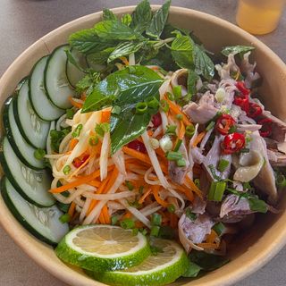 Salade De Papaye Pimenté aux poulets