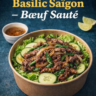 Boeuf basilic saigon