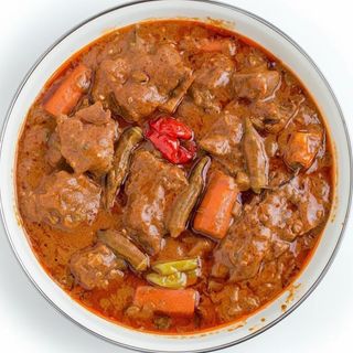 Sauce arachide + riz