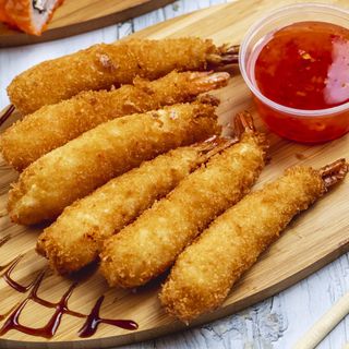 Lot de 3 Crevettes Panées Tempura Croustillantes