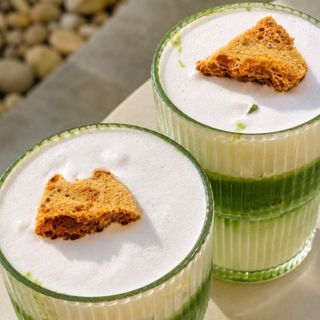 NEW - Honeycomb Iced Matcha