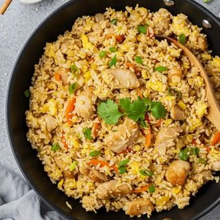 Riz cantonais au poulet