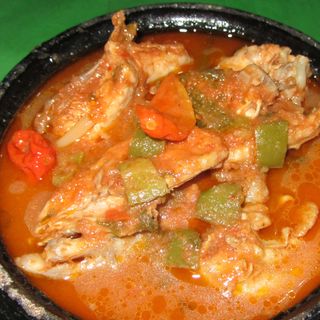 KEDJENOU DE demi-POULET + ATTIÉKÉ