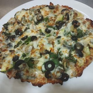 Pizza Veggie Green