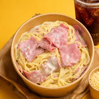 Box spaghetti jambon