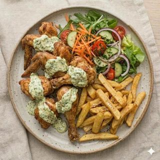 Demi Poulet Frit