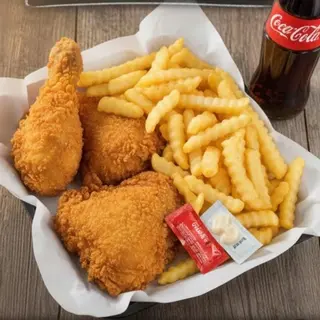 Poulet Pané Menu