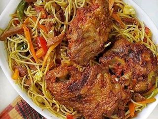 SPAGHETTI AU POULET