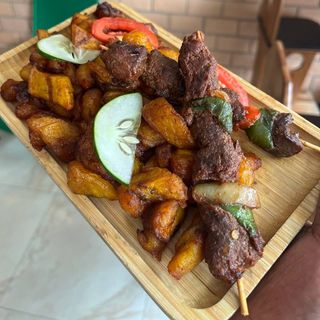 Alloco Brochettes de Boeuf