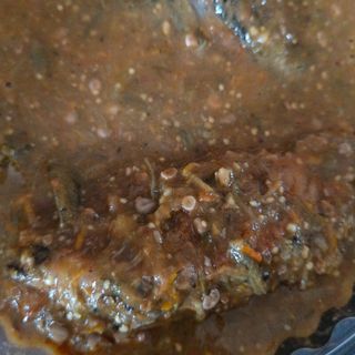 Sauce  gouagouassou poisson frais