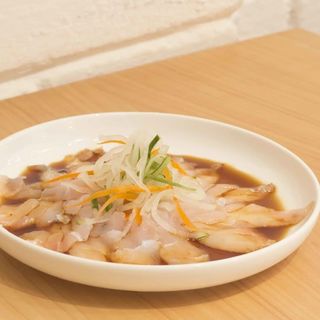 Creamy Salmon carpaccio