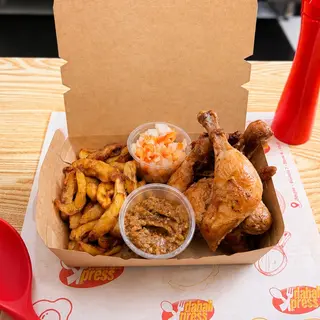 Alloco 1/2 Poulet Frit