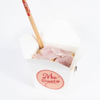 Spaghettis jambon porc