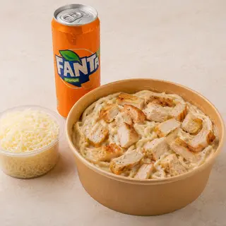 Box spaghetti poulet