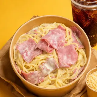 Box spaghetti jambon