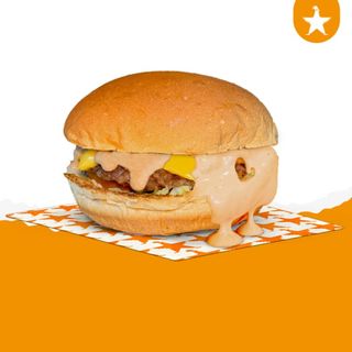 Burger Hot Creamy Bbq Beef