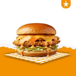 Burger Hot Creamy Bbq Poulet