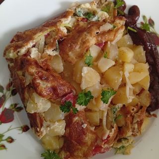 Omelette aux pommes de terre