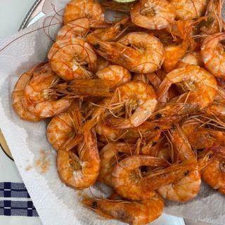 Crevettes sautées 