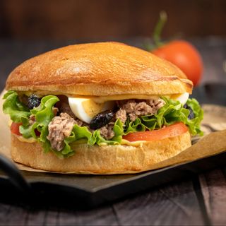 Sandwich au pain rond