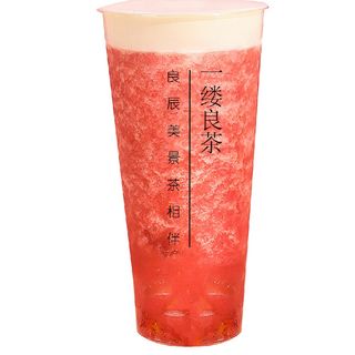 Boisson au fromage et fraise