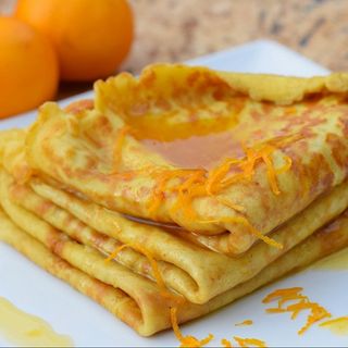 5 crêpes Suzette 