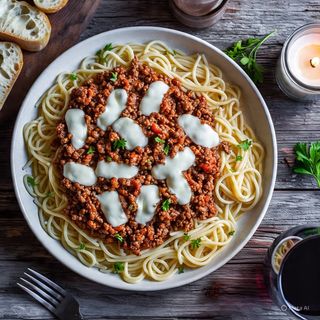 Grand bol de Spaghettis bolognaise (au choix) + 1 boisson offerte 