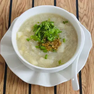 Soupe apserge au crabe 