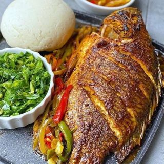 Poisson Carpe Braisé + Accompagnement