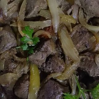 Foie de bœuf sauté