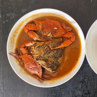 Soupe de poisson au crabe
