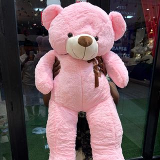Peluche 1 Mètre Rose