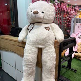 Peluche Blanc 1m60