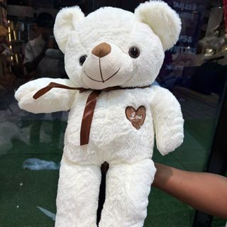 Peluche 60 Cm Blanc-Love