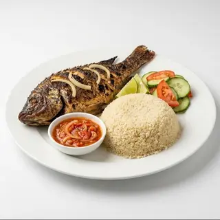 Poisson braisé