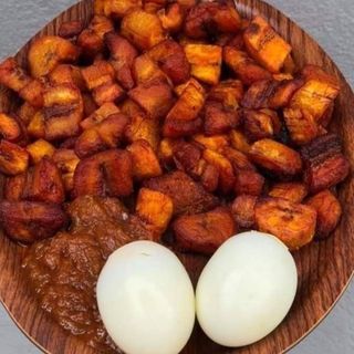 Alloco avec des œuf