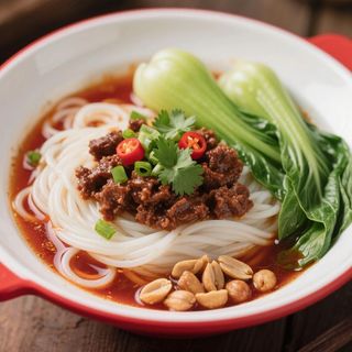 Vermicelles Épices Avec Porc Haché