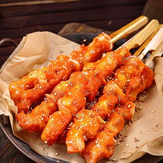 Brochette de poulet avec cartilage