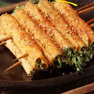 Brochette tofu avec percile