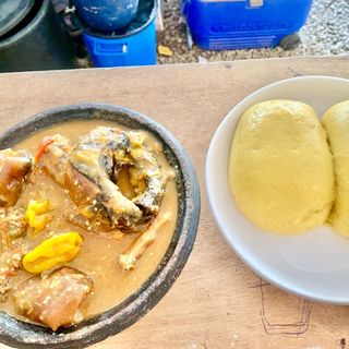 Foutou sauce gouagouassou