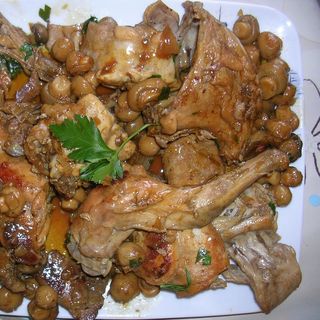 Entier de Lapin sauté 