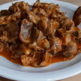 Gésiers sautés avec légumes