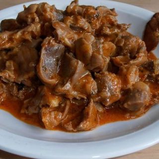 Gésiers sautés avec légumes