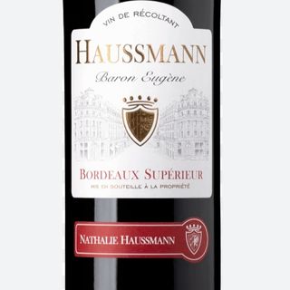 vin rouge Haussmann Baron Eugène Bordeaux Supérieur.