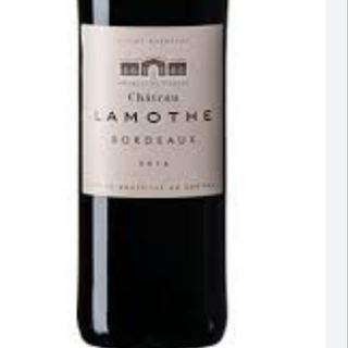 vin rouge Château Lamothe Bordeaux 2023