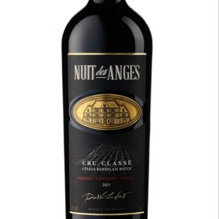 vin rouge Nuit des Anges, Cru Classé Bordelais, millésime 2023
