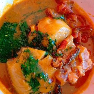 Placali sauce graines et kôpê  