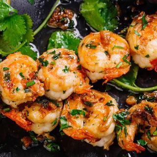 Brochettes De Gambas