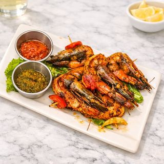 Gambas Flambées Au Cognac