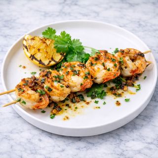 Brochettes De Gambas